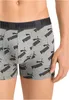 PUMA MEN AOP BOXER 2P dark grey melange/black M Produktbild-Vorschau 9