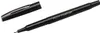 A black Pilot Fineliner pen with its cap off, shown diagonally on a white background. Produktbild-Vorschau
