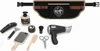A collection of toy barber accessories laid out on a white background. Produktbild-Vorschau