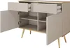 ORO KSZ-107 Kommode mit Schubladen, Push-to-Open, Beige Produktbild-Vorschau 2