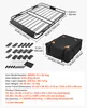 Nosič na strechu SucceBuy 1295 x 914 x 102 mm so sklopným Náhľad obrázku produktu 7
