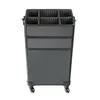 Kosmetikkoffer Trolley Schwarz 70L Schminkkoffer mit Rollen Produktbild-Vorschau 13