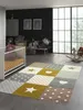 Kinderzimmer Spiel Teppich Herz Stern Punkte Design gold Produktbild-Vorschau 1