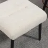 HOMCOM Sitzhocker Hocker mit weichem Sitzkissen Stahlbeinen Produktbild-Vorschau 8