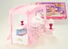 Puppen Himmelbett ca. 15,5x33x27 cm mit leuchtender Lampe, Produktbild-Vorschau 1