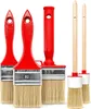 5 tlg. Maler Lackier Lasur Flach Pinsel Set Satz Rund Produktbild-Vorschau 1