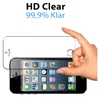 A hand is holding a screen protector over an iPhone. Produktbild-Vorschau