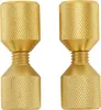 Two golden metal flange alignment pins are shown against a white background. Náhľad obrázku produktu