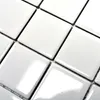 Keramik Mosaikfliesen Adrian Weiß Glänzend Quadrat 48 Produktbild-Vorschau 2