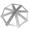 A metal connector for a garden pavilion, shown from a slightly elevated angle against a white background. Anteprima dell’immagine prodotto