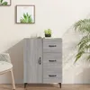 The Living Store Sideboard Grau Sonoma 69,5x34x90 cm Produktbild-Vorschau 2