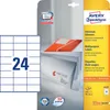 240 etikiet AVERY Zweckform 6122 biela 70,0 x 36,0 mm Náhľad obrázku produktu 16