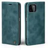 A teal flip case for a smartphone is shown from two angles. Produktbild-Vorschau