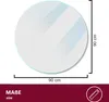 HOOZ Glasplatte – Tischplatte aus ESG-Sicherheitsglas 6 mm Produktbild-Vorschau 2