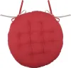 Coussin de chaise DUO COLOR rouge/beige Ø 38x4 cm France Voir les images du produit 2