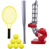2-in-1 Tennis- & Baseball-Werfer mit Bällen,automatischer Produktbild-Vorschau 1