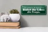 Blechschild Spruch 27x10cm sobald Antwort ändert die Frage Produktbild-Vorschau 4