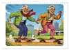 Charmante Rentner im Comic-Stil (Wandkalender 2027 DIN A4 Produktbild-Vorschau 8