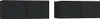 Two identical black cabinets are shown side-by-side against a white background. Produktbild-Vorschau