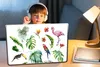 MuchoWow® Laptop Aufkleber Sticker Cover Dschungel - Muster Produktbild-Vorschau 3