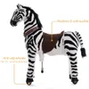 VROOOMY Mechaniczny konik do ujeżdżania / zebra (6–9 lat) – Podgląd zdjęcia produktu 2