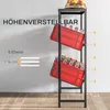 HOMCOM Getränkekistenregal für 6 Kisten, Freistehend Produktbild-Vorschau 6
