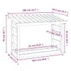 The Living Store Kaminholzregal 108x64,5x78 cm Massivholz Produktbild-Vorschau 8