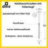 DMX - Tellerkopfschrauben 5x60 - Konstruktionsschrauben - Produktbild-Vorschau 4