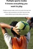 A person holding a soccer ball, wearing a smartwatch. Náhled obrázku produktu