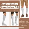Lange Trachtensocken trachtenstrümpfe overknee Strümpfe Produktbild-Vorschau 6