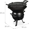 Gusseisen Grillfass mit höhenverstellbarem Rost, Produktbild-Vorschau 3