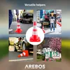 AREBOS 10x dopravné kužele 50 cm | Reflexné, Náhľad obrázku produktu 6