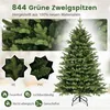 Sztuczna choinka COSTWAY 150 cm z lampkami, podświetlana Podgląd zdjęcia produktu 6