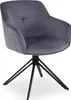 Armlehnenstuhl HARPER SARINA BHT 59x82x62 cm grau Produktbild-Vorschau 1