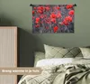 MuchoWow® Wandteppich Wandbehang Rote Mohnblumen in einem Produktbild-Vorschau 4