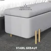 HOMCOM Lavice Elegantní čalouněná lavice Lavice s úložným Náhled obrázku produktu 7