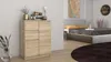 Topeshop 2D2S SONOMA, Eiche, 2 Schublade(n), Partikelbord, Produktbild-Vorschau 5