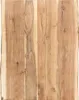 A close-up view of a wooden table top with natural wood grain and live edges. Anteprima dell’immagine prodotto