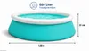 Aufblasbarer Pool Ø 183 cm x 51 cm – 880 L Fassungsvermögen Produktbild-Vorschau 1