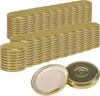 Oputec 200x Schraubdeckel TO 82 Gold – Twist Off - Produktbild-Vorschau 1