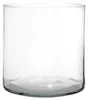 Dekoglas, Vase ZYLINDER Hot Cut H. 25cm D. 25cm transparent Produktbild-Vorschau 1