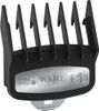 A close-up studio shot of a black Wahl hair clipper attachment comb. Produktbild-Vorschau