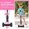 Yoleo 3-in-1 Kinder Roller Scooter mit Abnehmbarem Sitz, Produktbild-Vorschau 3