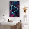 Poster - Poster ohne Rahmen - Leuchtend Dreieck Blätter - Produktbild-Vorschau 5