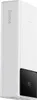 A white power bank with a black digital display. Produktbild-Vorschau