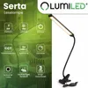 LUMILED LED Leselampe SERTA Bett Klemmleuchte 8W USB-C CCT Produktbild-Vorschau 2
