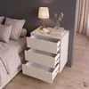 Nachtkommode ANNO hängend mit 3 Schubladen - Kaschmir Produktbild-Vorschau 2