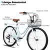 Hiland 26 Zoll 7 Gang Pendler Stadtfahrrad für Männer und Produktbild-Vorschau 2