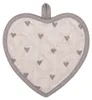 Clayre & Eef Topflappen 20x20 cm Beige Grau Baumwolle Produktbild-Vorschau 1