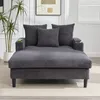 Multifunktionale Cord-Lounge mit Chaiselongue & großer Produktbild-Vorschau 10